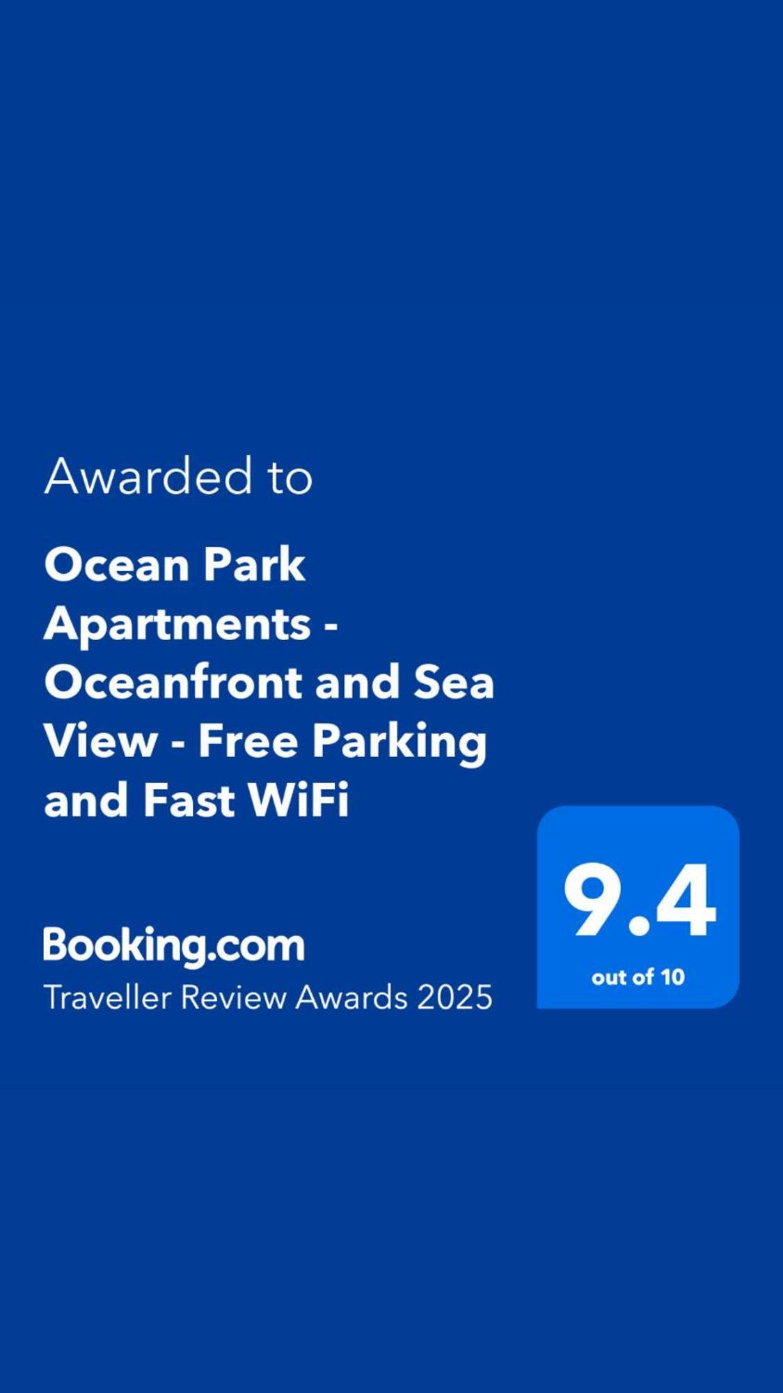 Ocean Park Apartments - Oceanfront - Free Parking And Fast Wifi EDI Eksteriør bilde